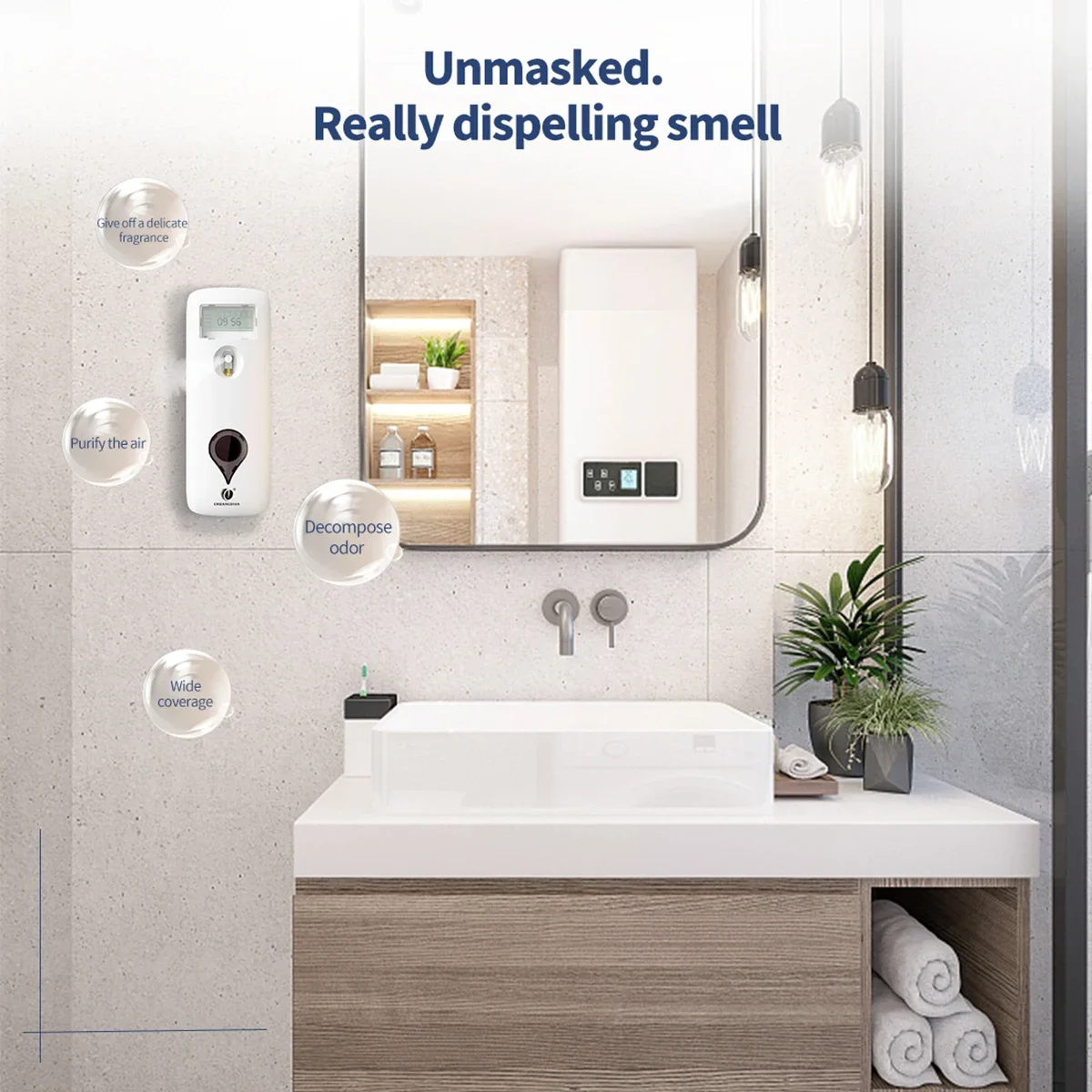 موزع هواء سائل مركب على الحائط - مراجعة Home Spray Fragrance وسعره